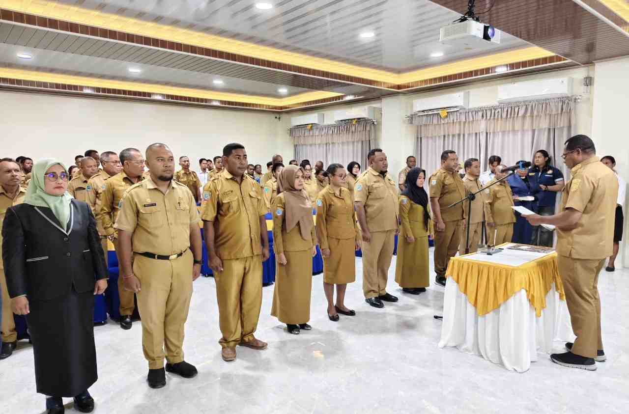 Bupati Raja Ampat Minta Pejabat Baru Junjung Integritas dan Semangat Melayani Masyarakat