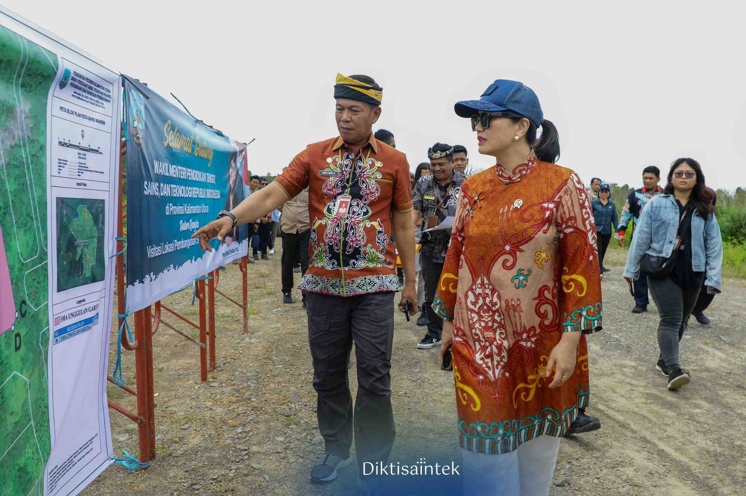 Wamendiktisaintek Tinjau Lokasi Sekolah Garuda di Kaltara, Dorong STEM dan Riset di Perbatasan