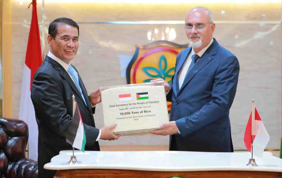 Indonesia Bantu 10.000 Ton Beras untuk Palestina