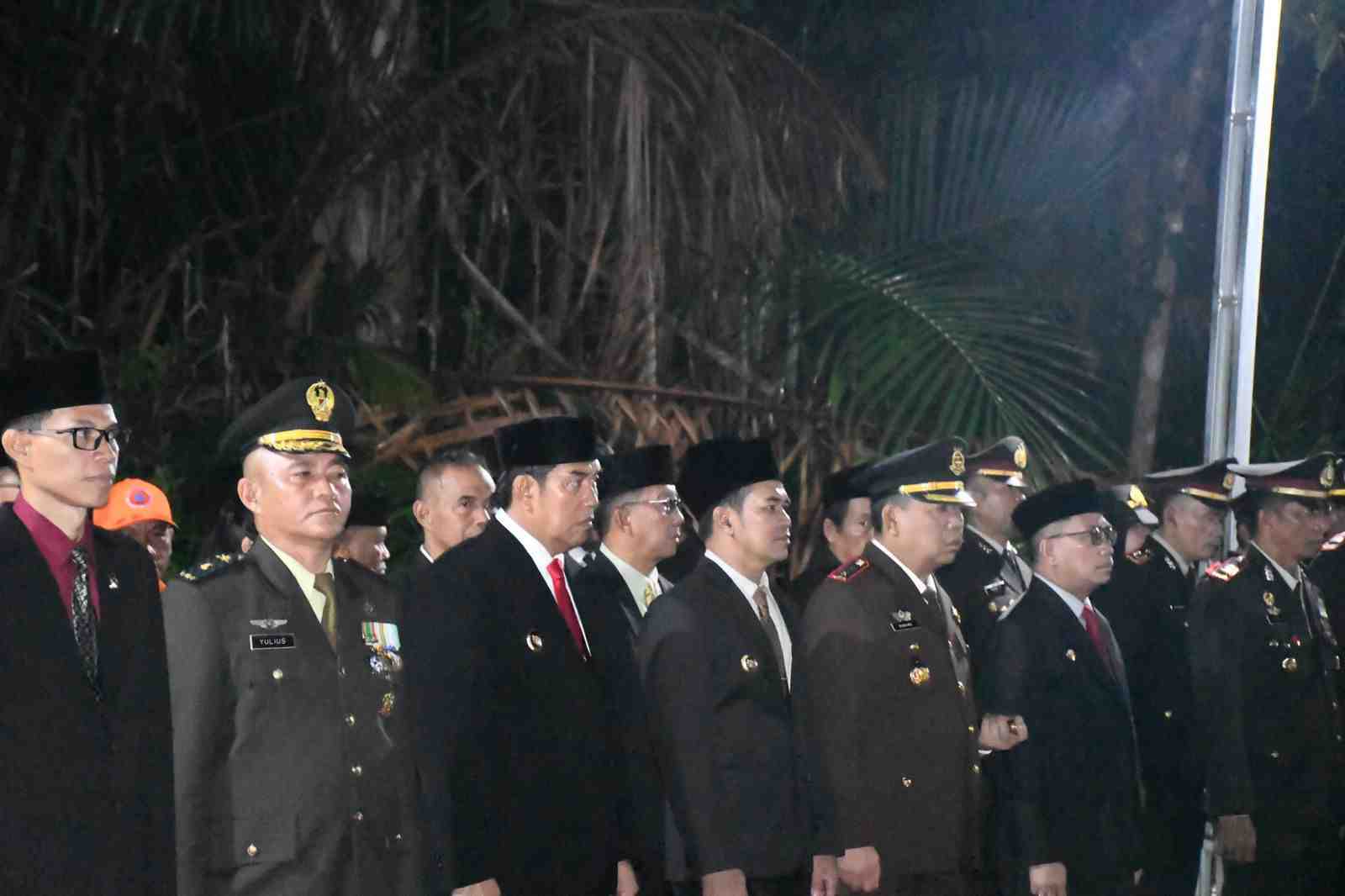 Hening Cipta di TMP Sanusi Warnai Peringatan HUT ke-80 RI Pulang Pisau