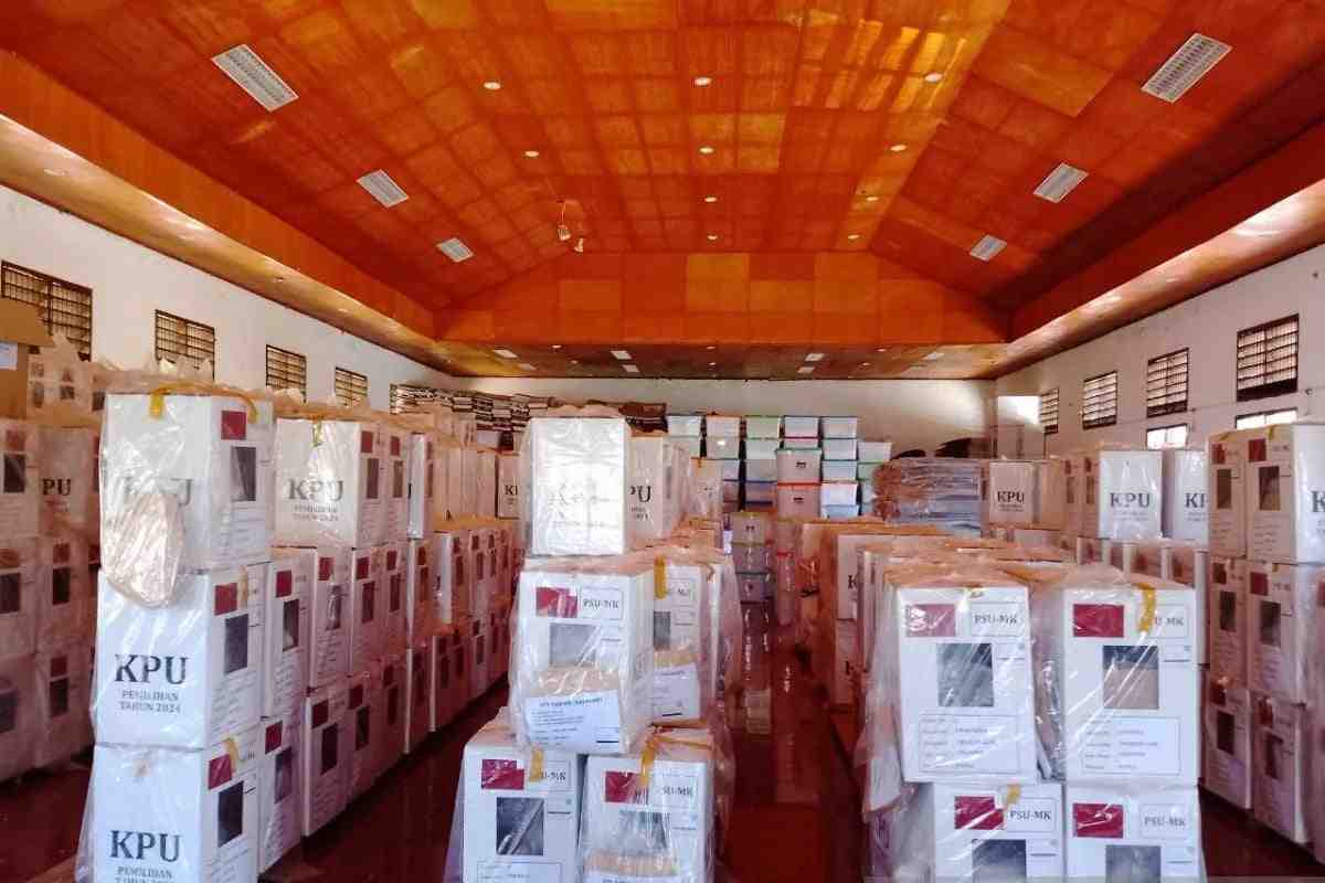 KPU Papua: Sejumlah Kabupaten Kirim Logistik PSU Pilgub