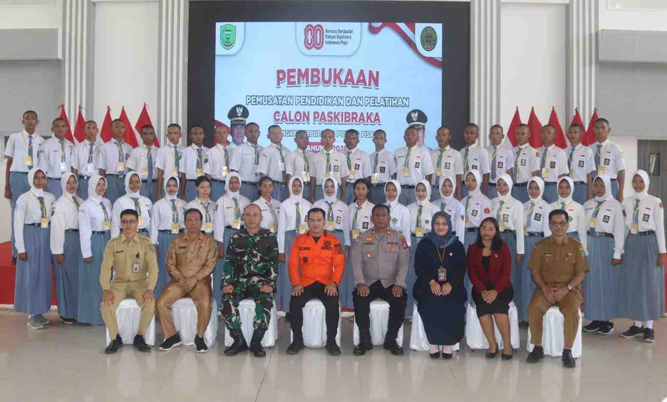 Generasi Terpilih Pulang Pisau Ikuti Pelatihan Paskibra Jelang HUT RI