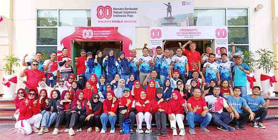 Tiga Biro Pemprov Gorontalo Gelar Lomba Sambut HUT ke-80 RI