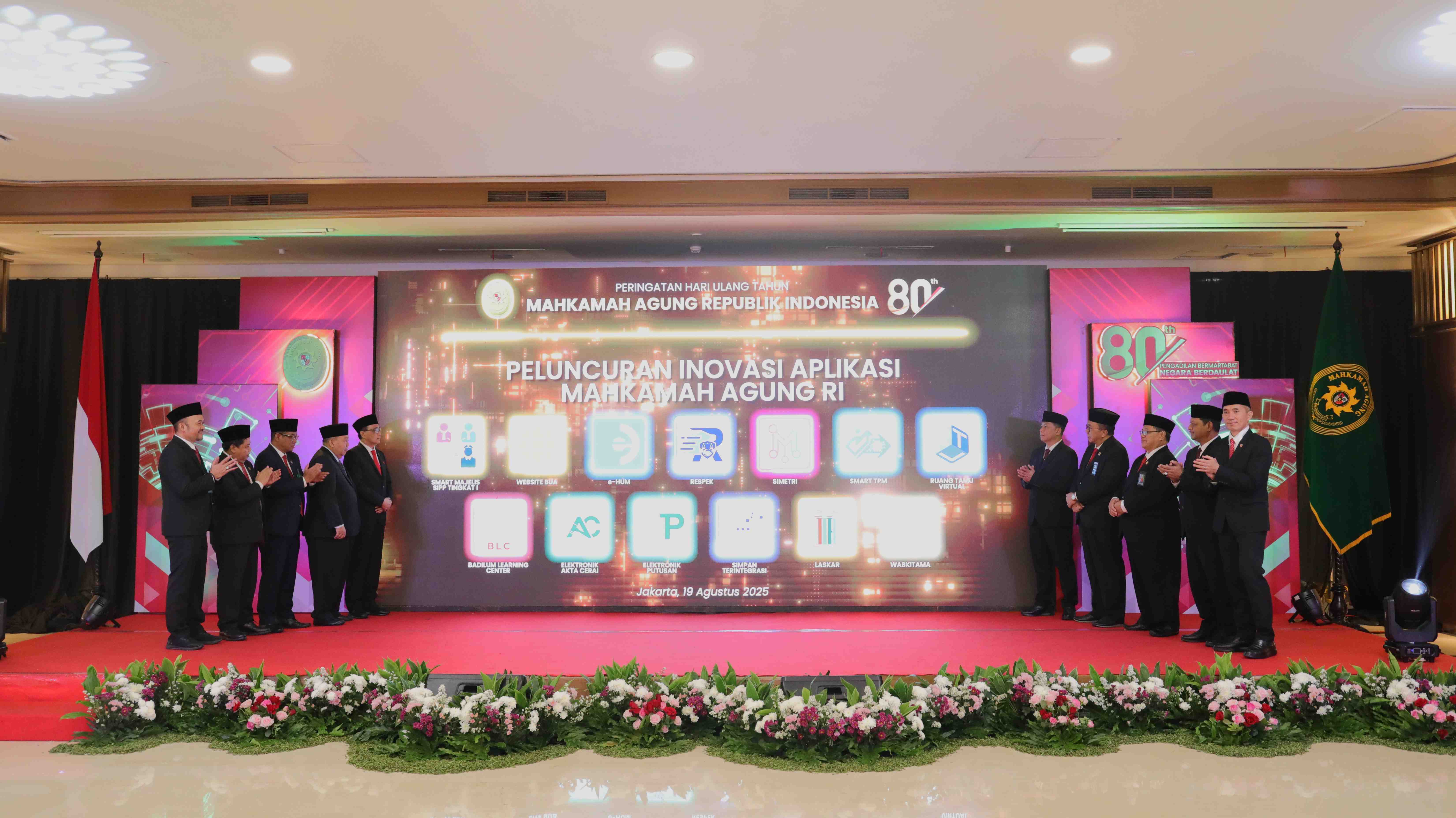 HUT ke-80, Mahkamah Agung Luncurkan 13 Inovasi Digital Layanan Peradilan