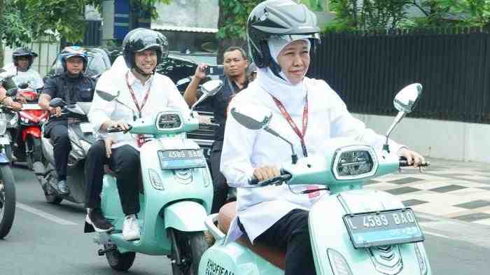 Kendarai Motor Listrik, Gubernur Khofifah Anjangsana ke Keluarga Perintis Kemerdekaan