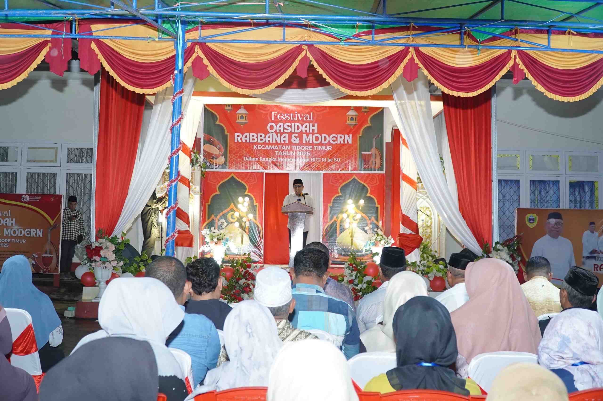 Festival Qasidah Meriahkan HUT ke-80 RI di Tidore Timur