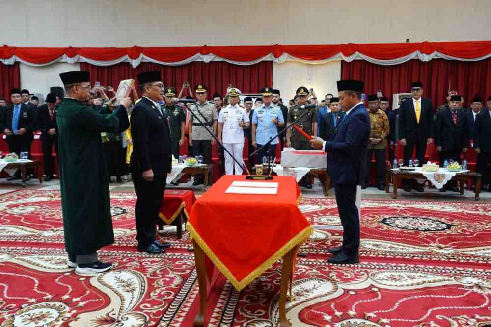 Syahrial Abdi Dilantik Jadi Sekda Riau, Siap Perkuat Tata Kelola Pemerintahan