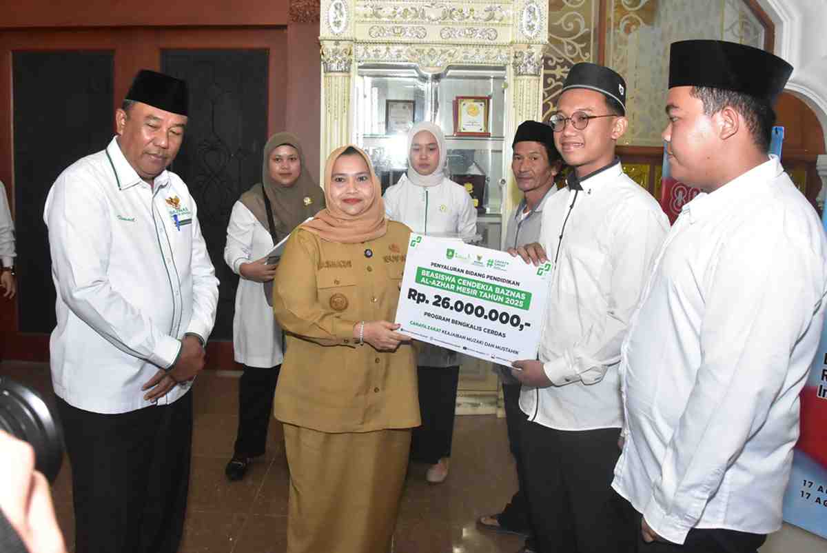 Lima Pelajar Bengkalis Raih Beasiswa Penuh ke Universitas Al-Azhar dari Baznas