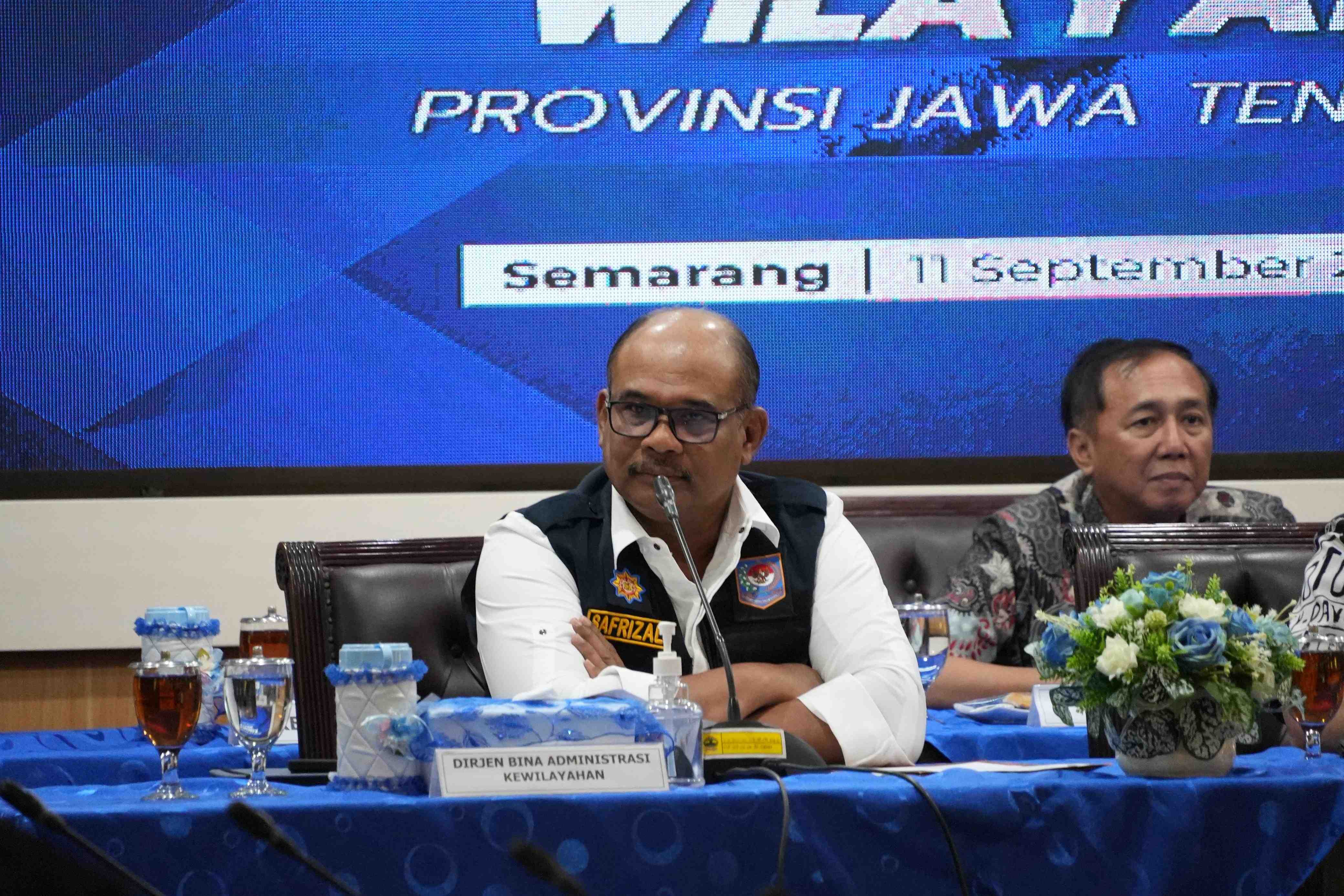 Pastikan Arahan Mendagri Berjalan, Dirjen Bina Adwil Sambangi Jawa Tengah