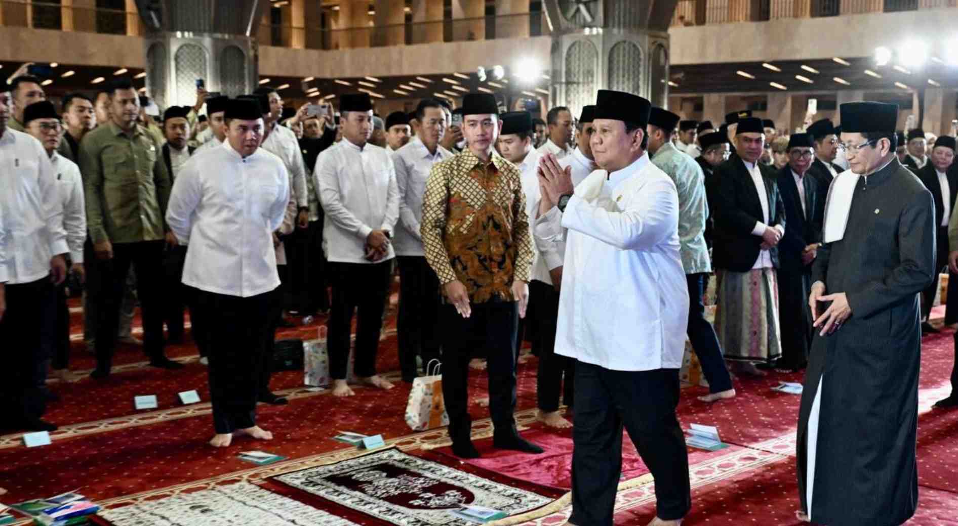 Peringatan Maulid Nabi di Istiqlal Berlangsung Khidmat, Presiden Prabowo Hadir