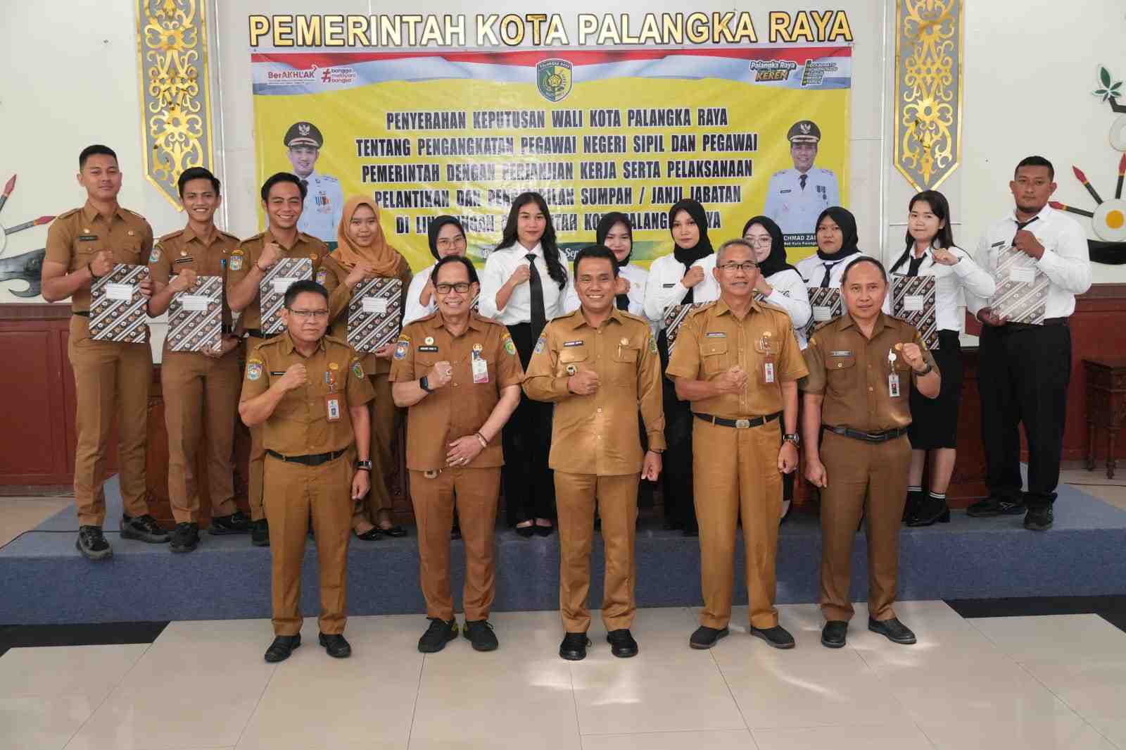 ASN Baru Diminta Jadi Motor Penggerak Pembangunan Palangka Raya