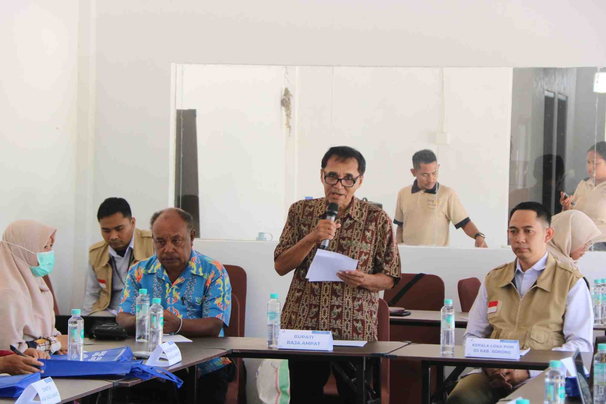 Loka POM Sorong Kolaborasi Pentahelix Perkuat Pengawasan Obat dan Makanan di Raja Ampat