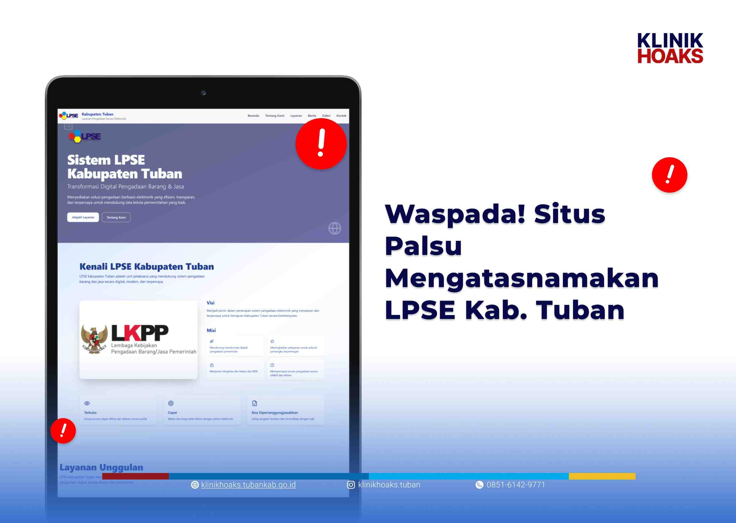 Modus Penipuan Digital: Cek Keaslian Website LPSE Tuban