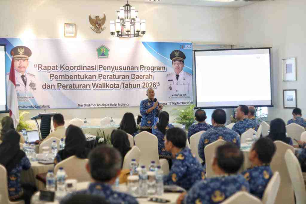Pemkot Malang Gelar Rakor Penyusunan Propem Perda dan Perwal 2026