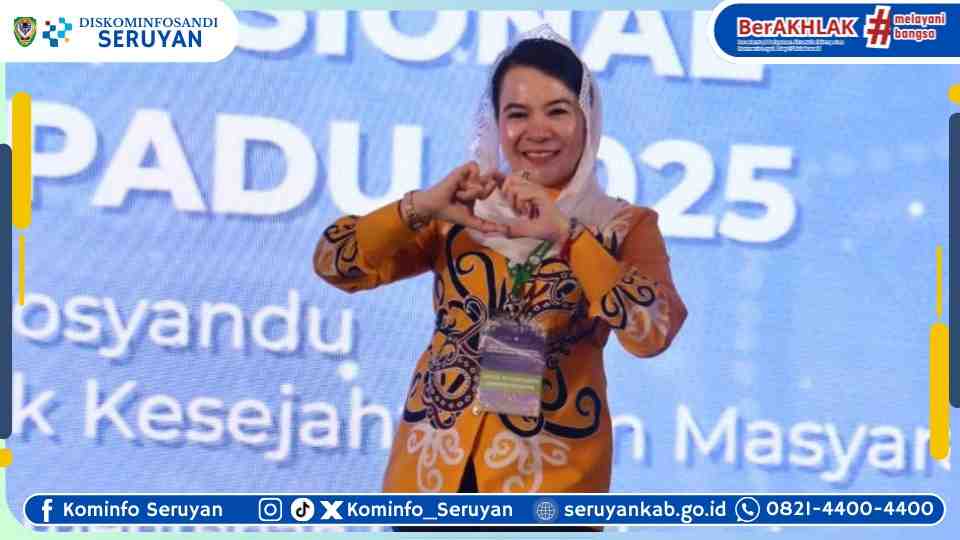 Ketua TP PKK dan Dekranasda Seruyan Hadiri Rakornas Posyandu dan Dekranas 2025