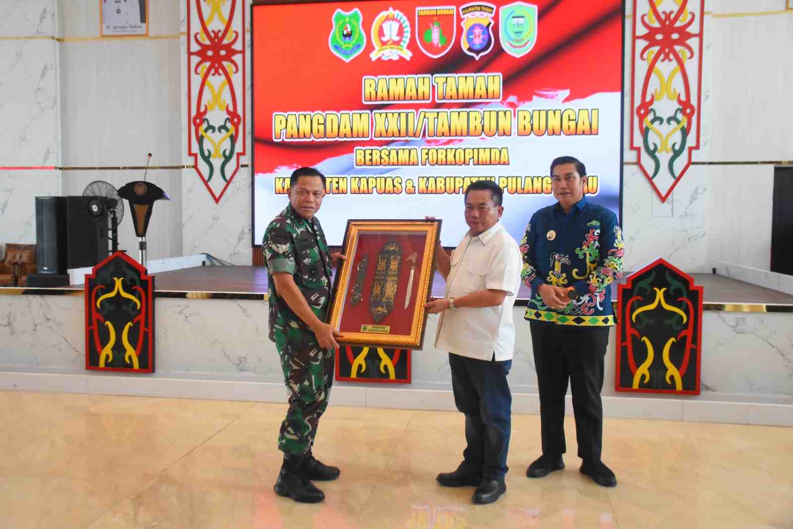 Perkuat Sinergi, Bupati Kapuas Terima Kunjungan Pangdam XXII/Tambun Bungai