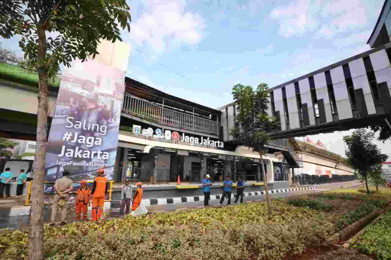 Halte Transjakarta Jaga Jakarta Diresmikan, Simbol Kebersamaan Warga Menjaga Ibu Kota