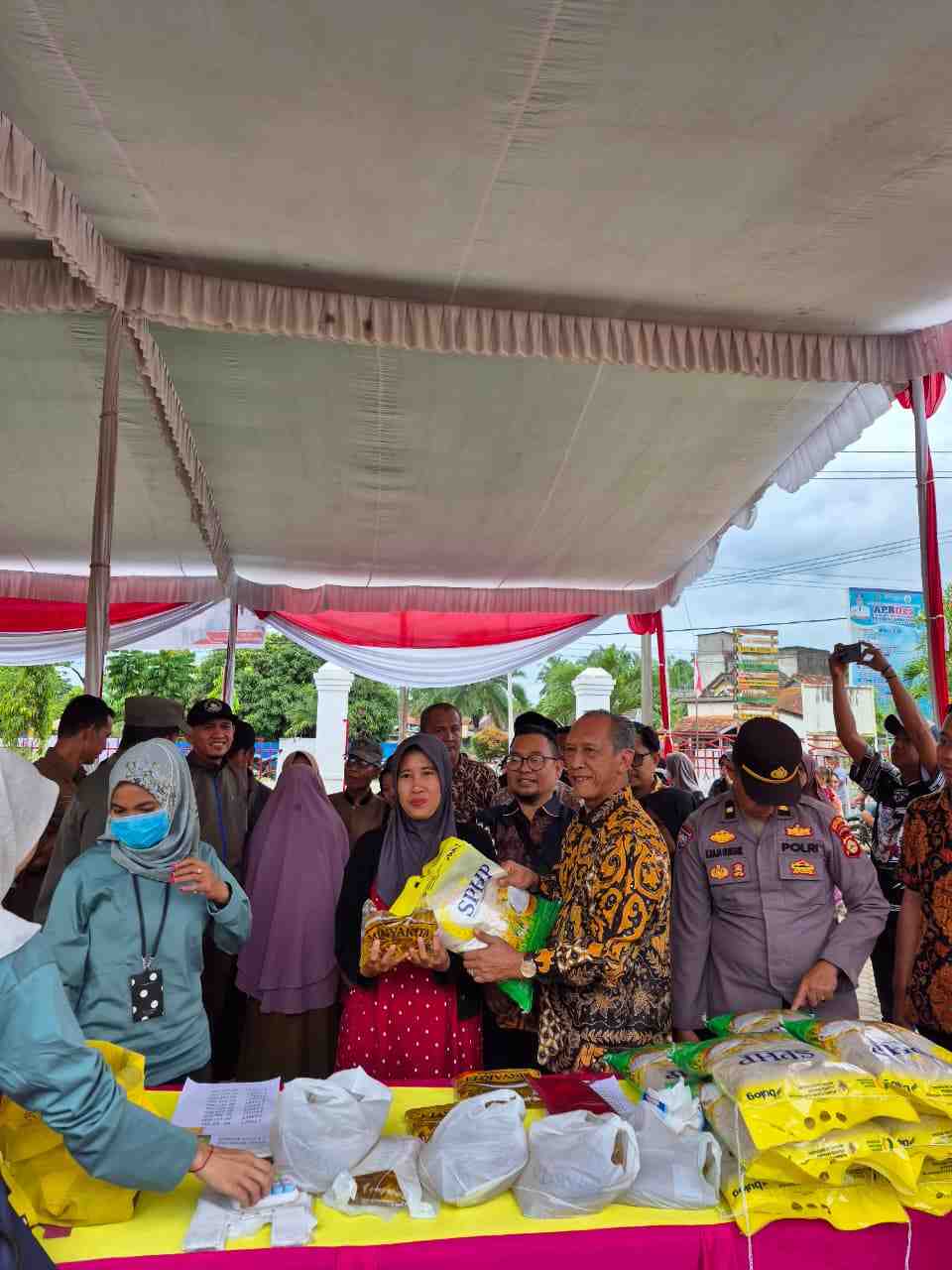 Pemkab Muba Gelar Gerakan Pangan Murah di Keluang, Jaga Stabilitas Harga dan Daya Beli Warga