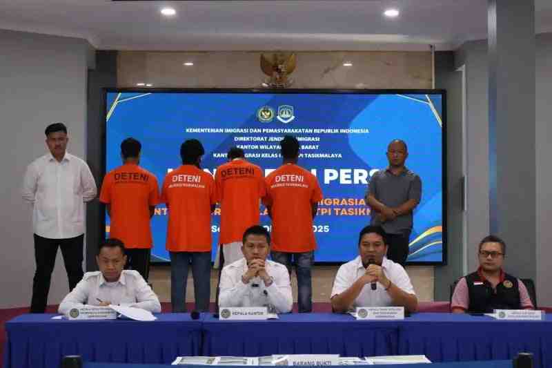 Kantor Imigrasi Tasikmalaya Amankan Empat WNA