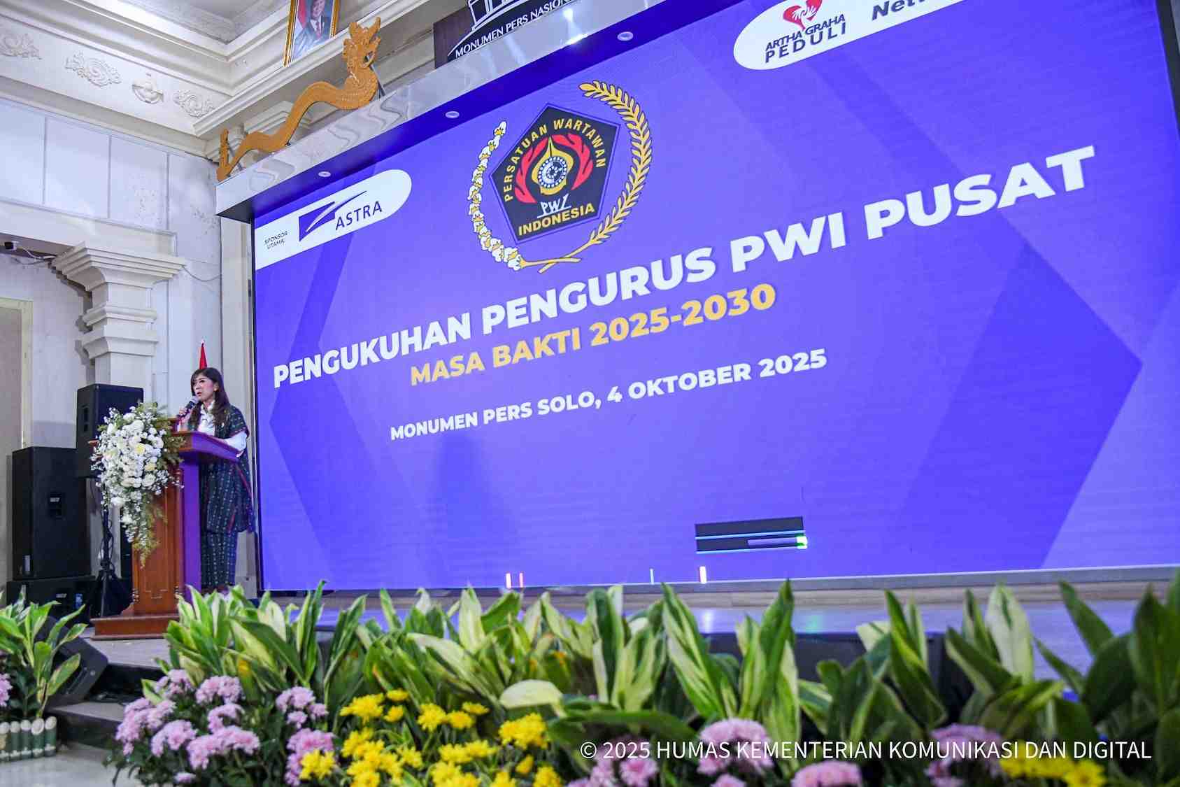 [SIARAN PERS] Menkomdigi: PWI Harus Jadi Rumah Nyaman Bagi Wartawan dan Pers Jadi Perekat Persatuan Bangsa