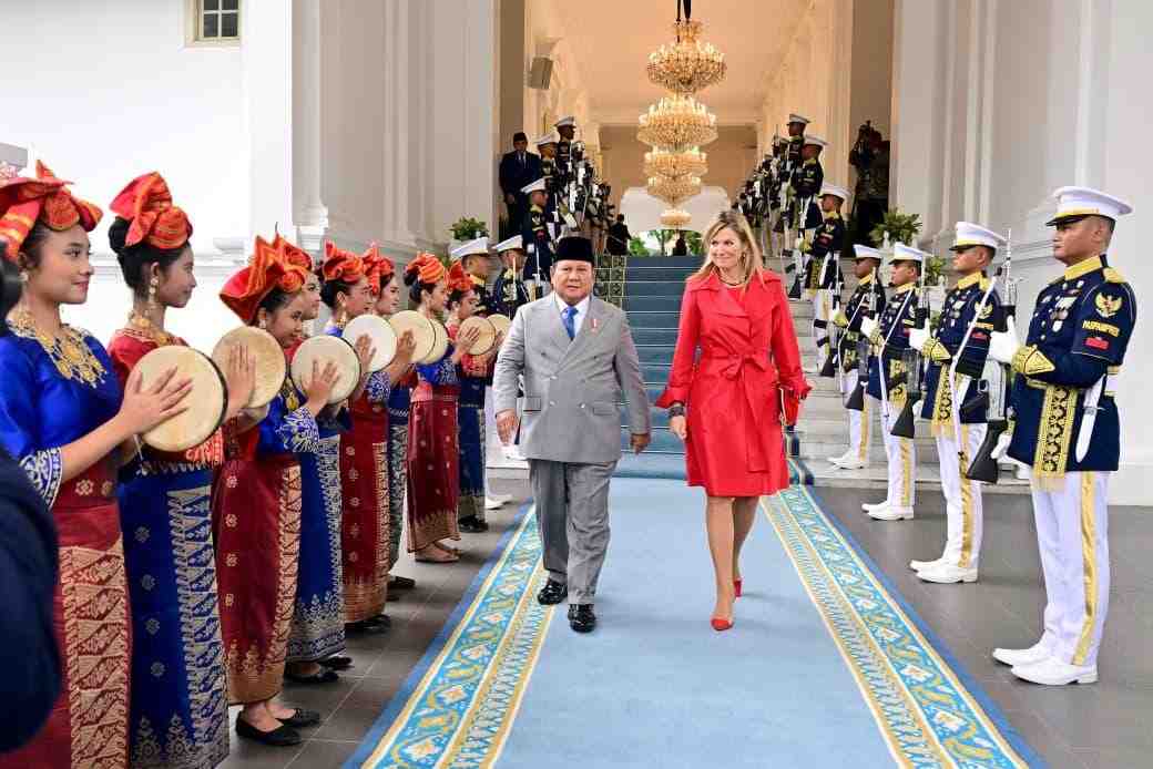 Presiden Prabowo Sambut Ratu Maxima di Istana Merdeka, Bahas Inklusi Keuangan Global