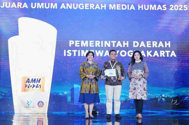 Pemprov DIY Raih Juara Umum Anugerah Media Humas 2025