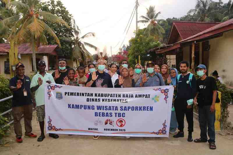 Raja Ampat Kembangkan Branding "Kampung Wisata Bebas TBC" di Saporkren
