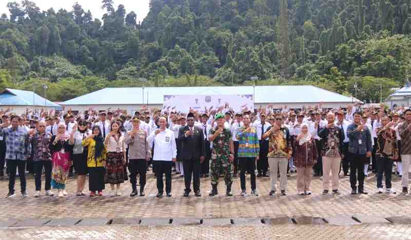Pemkab Raja Ampat Tutup Pelatihan Dasar CPNS 2025, Tegaskan Penguatan SDM Aparatur