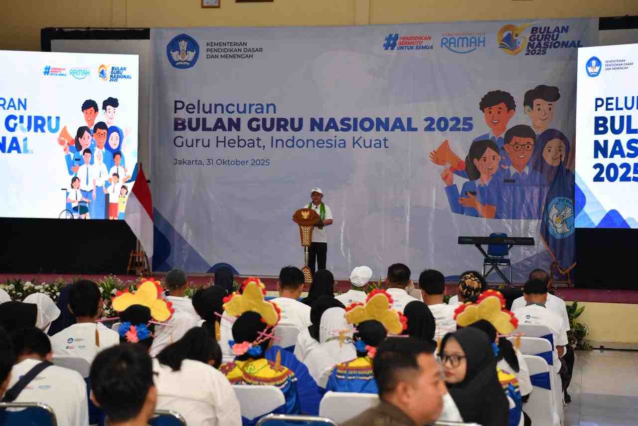 Kemendikdasmen Luncurkan Bulan Guru Nasional 2025, Tegaskan Komitmen Pendidikan Inklusif dan Bermutu