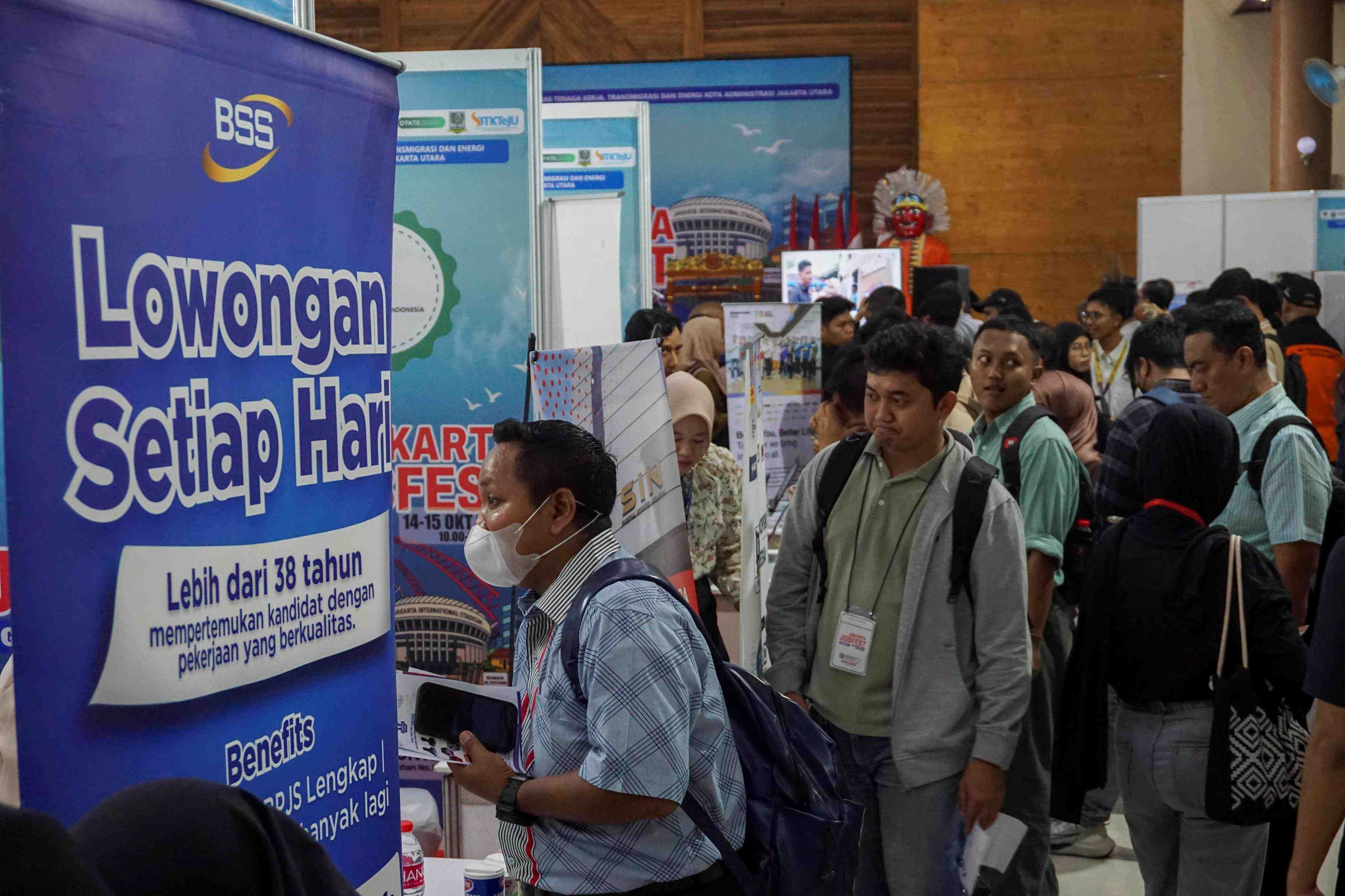 BPS: Agustus 2025 Tingkat Pengangguran Terbuka Indonesia Menurun