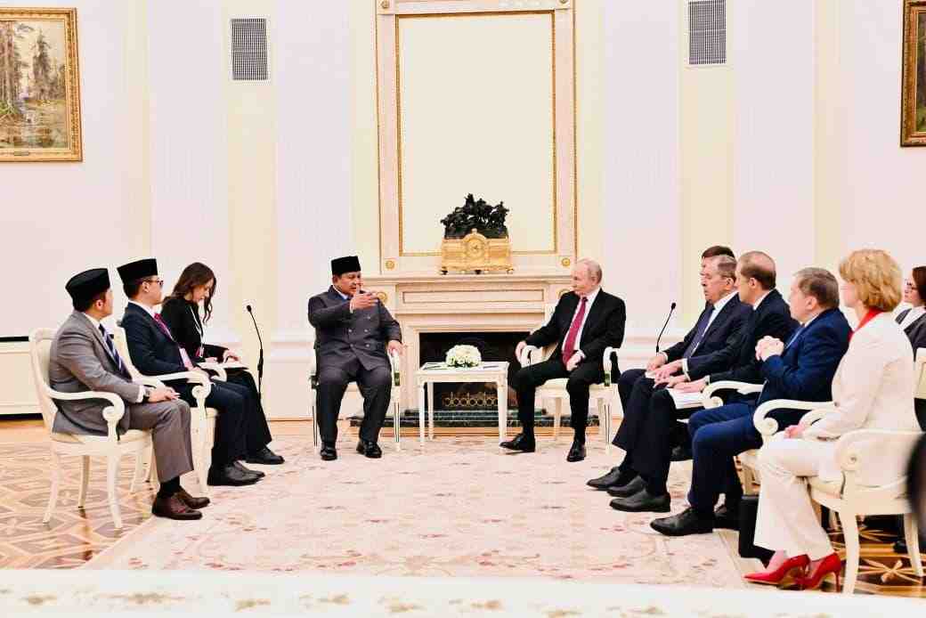 Pertemuan Prabowo-Putin di Kremlin Tegaskan Arah Baru Diplomasi Strategis