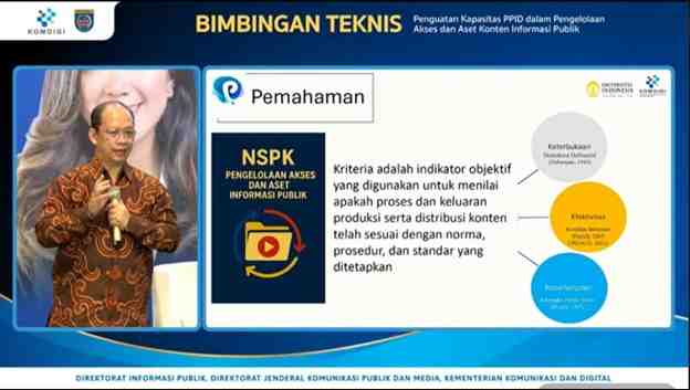Pentingnya NSPK dan Kriteria Penilaian dalam Pengelolaan Akses dan Aset Informasi Publik