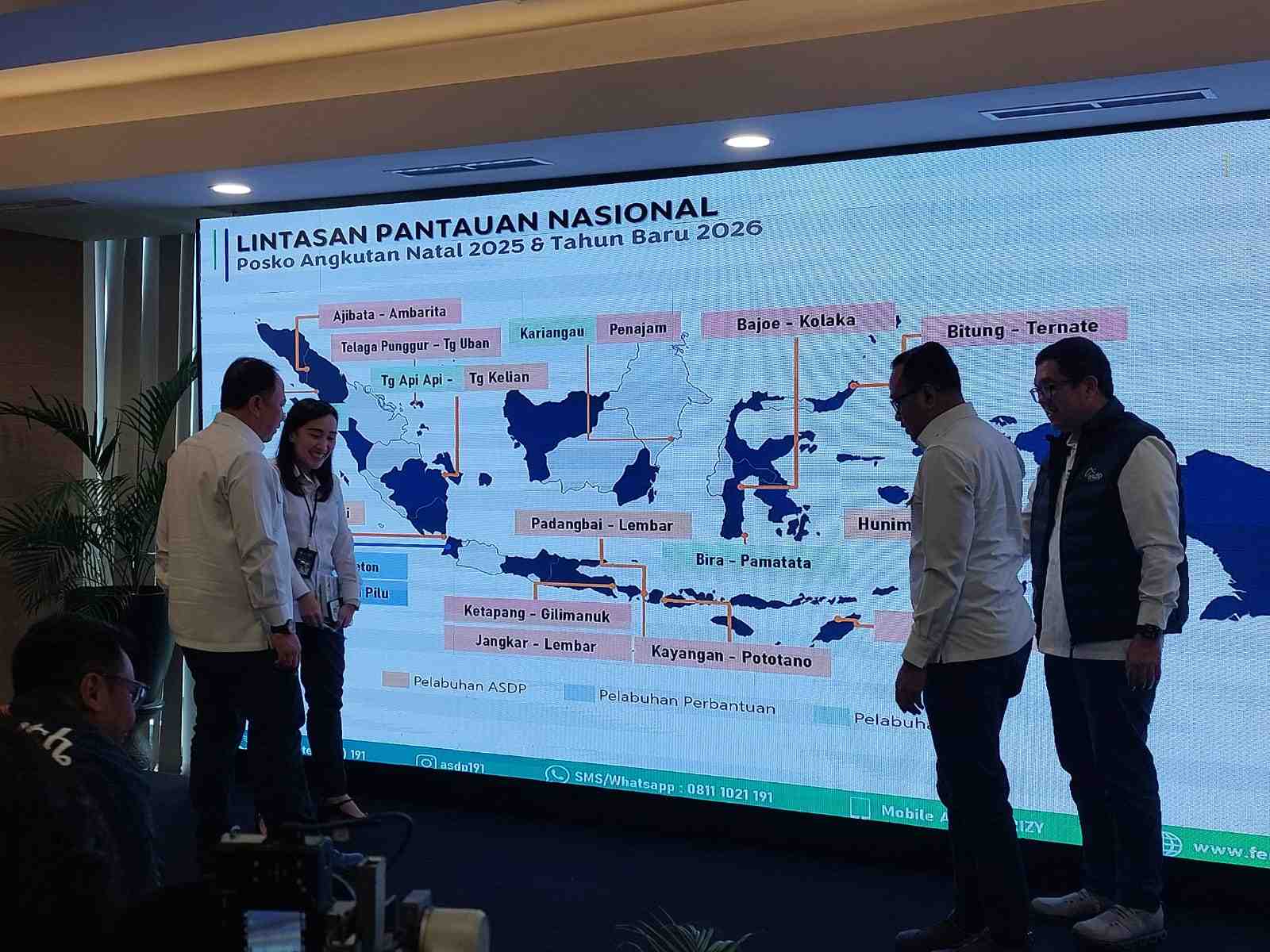 Hadapi Lonjakan Nataru, ASDP Perkuat Layanan di 15 Lintasan Pantauan Nasional