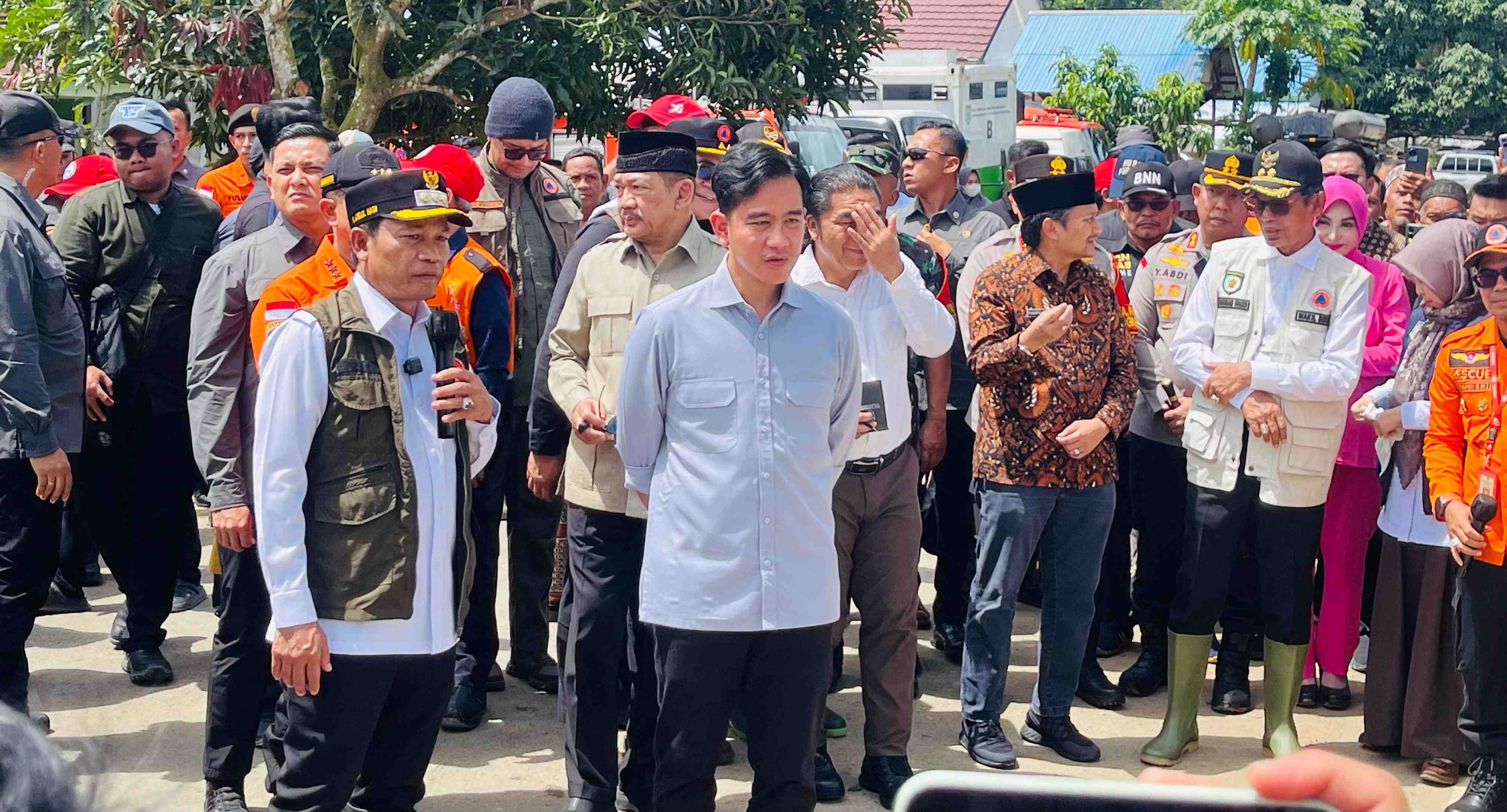 Wapres Turun Langsung Lihat Banjir Balangan