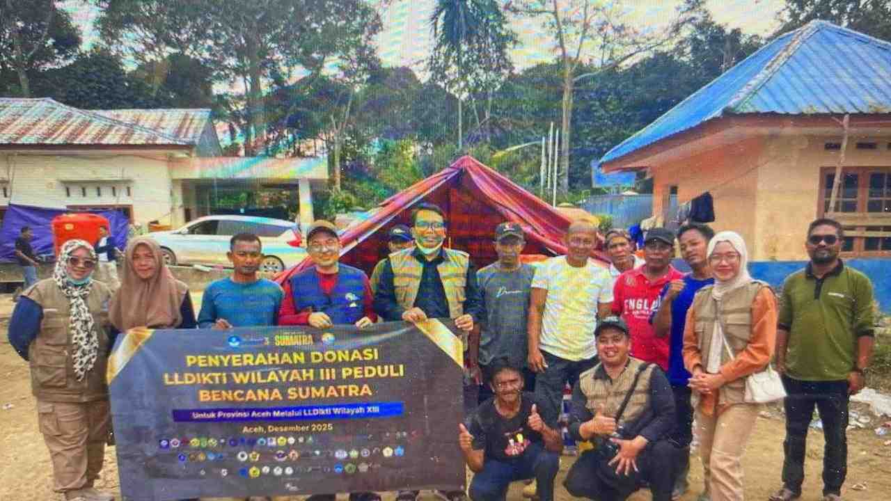 LLDikti Salurkan Rp615 Juta untuk Korban Bencana Sumatra, Siapkan KKN Tematik 2026