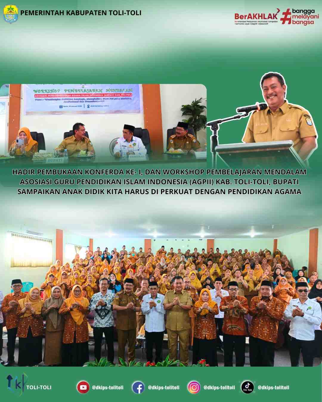 Tolitoli Gelar Konferda AGPAII dan Workshop Deep Learning