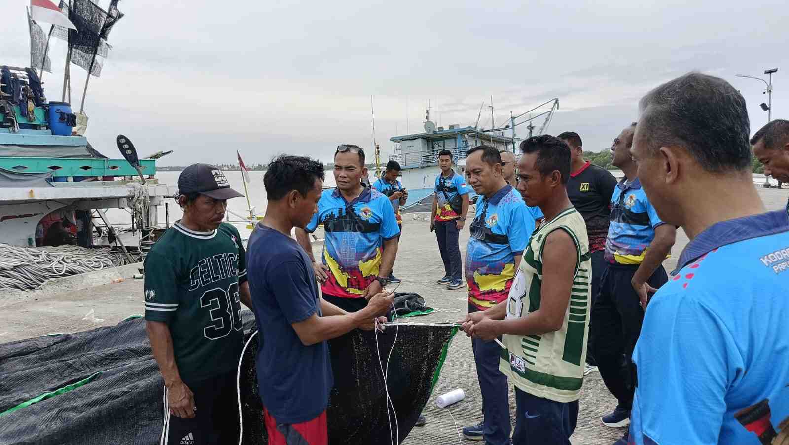  Panglima Koderal XI Imbau Nelayan Waspada Cuaca Ekstrem Merauke
