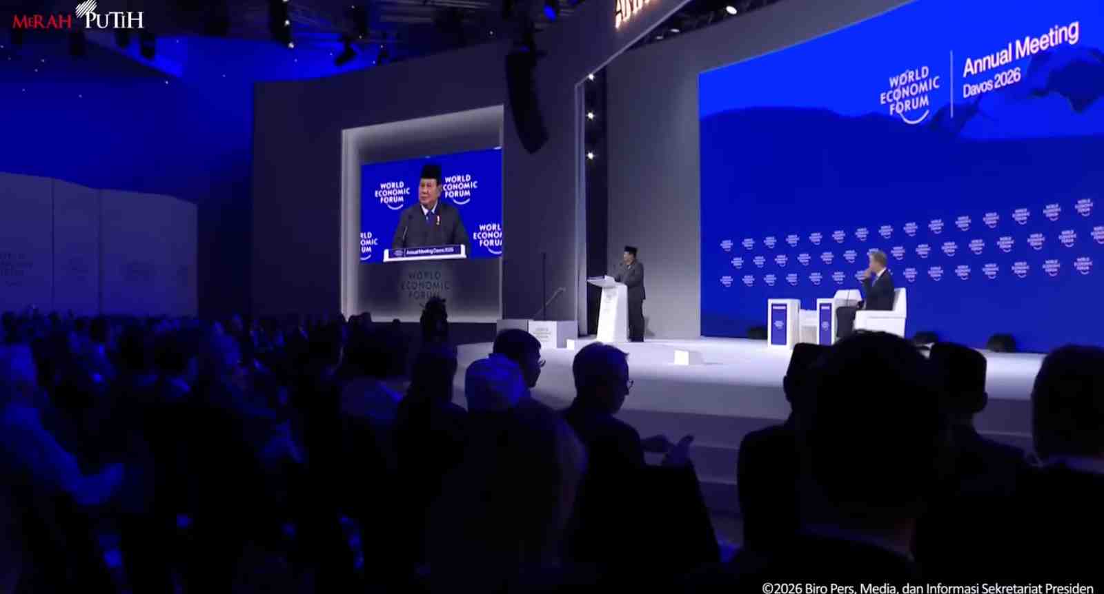 Presiden di WEF: Indonesia Jadi Titik Terang Dunia, Siap Jadi Mitra Setara