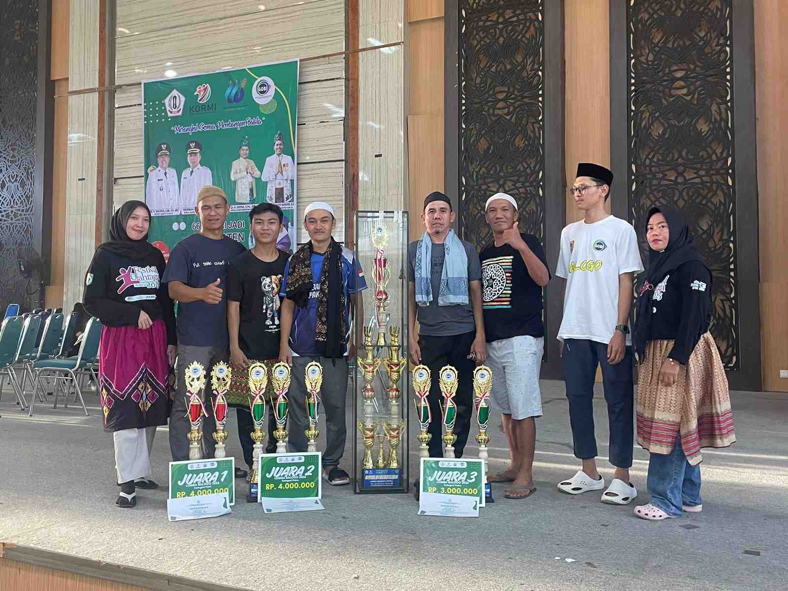 Balangan Raih Juara I Lomba Balogo Kategori Putri dan Juara Umum Bergilir