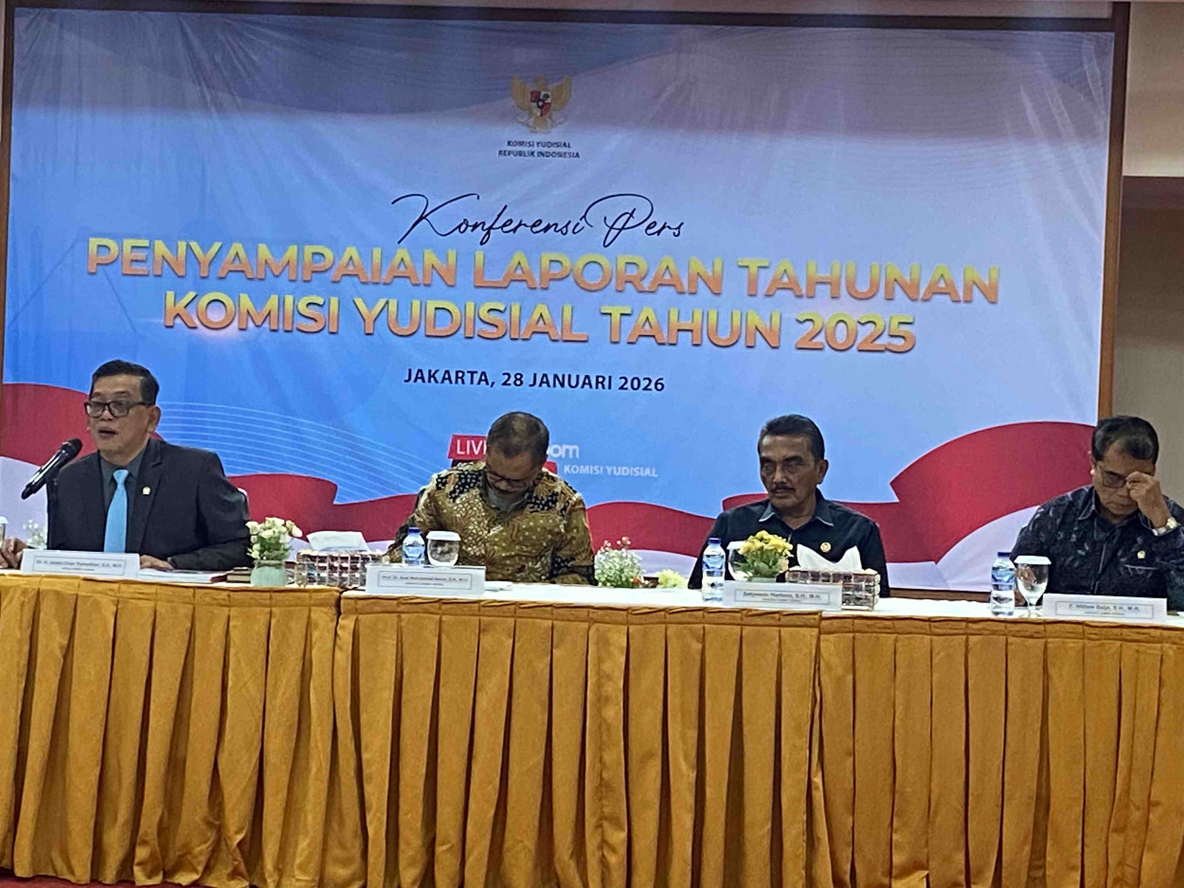 Sebanyak 2.614 Aduan Masuk ke KY, Pengawasan Hakim Kian Diperketat