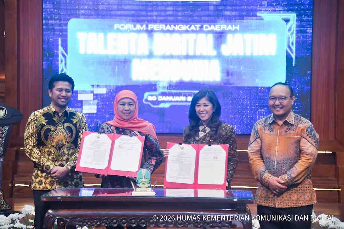 [Siaran Pres] Komdigi-Pemprov Jatim Siap Latih Pelajar hingga ASN jadi Talenta Digital