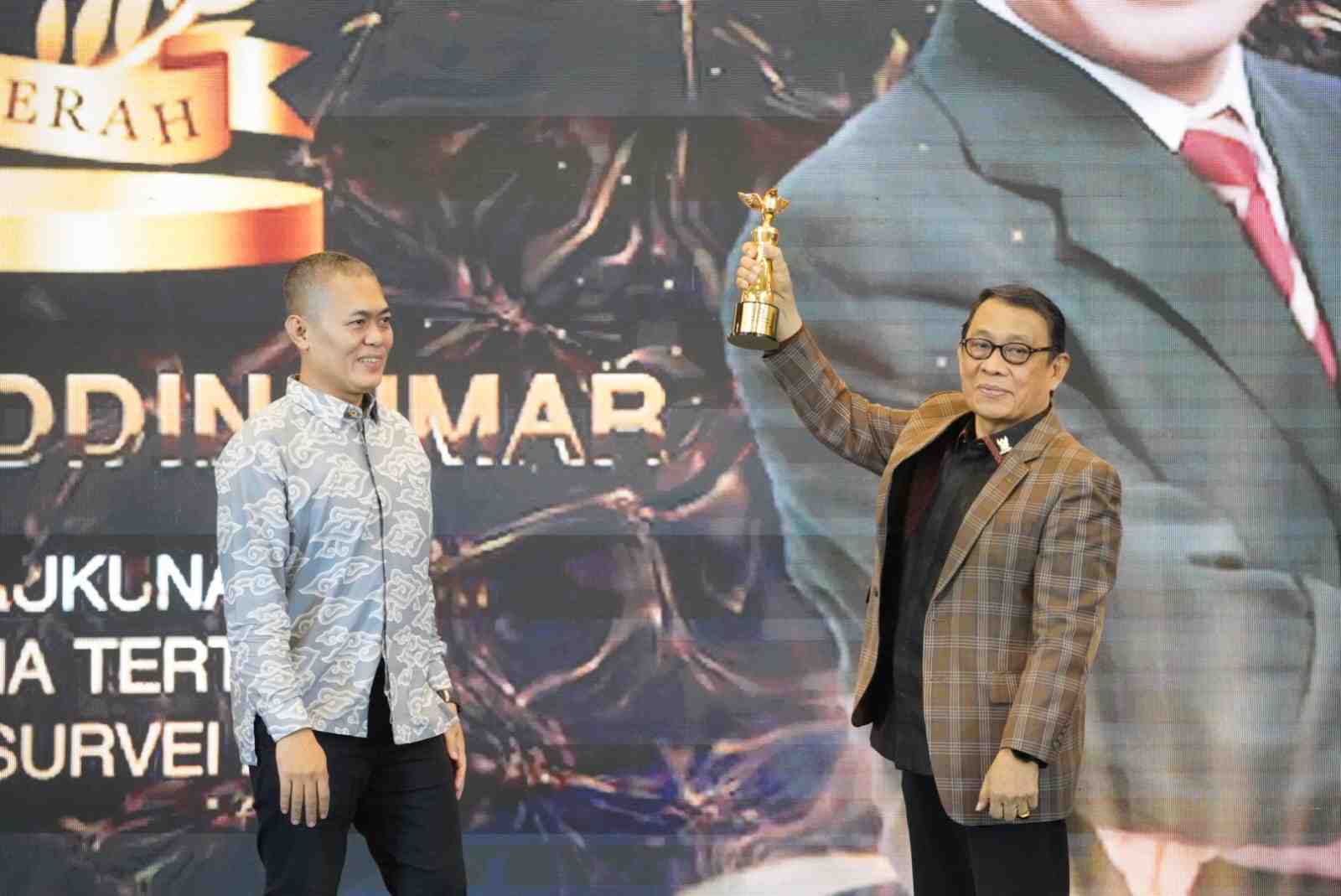 Menag Nasaruddin Umar Terima Penghargaan Tokoh Kerukunan Umat Beragama