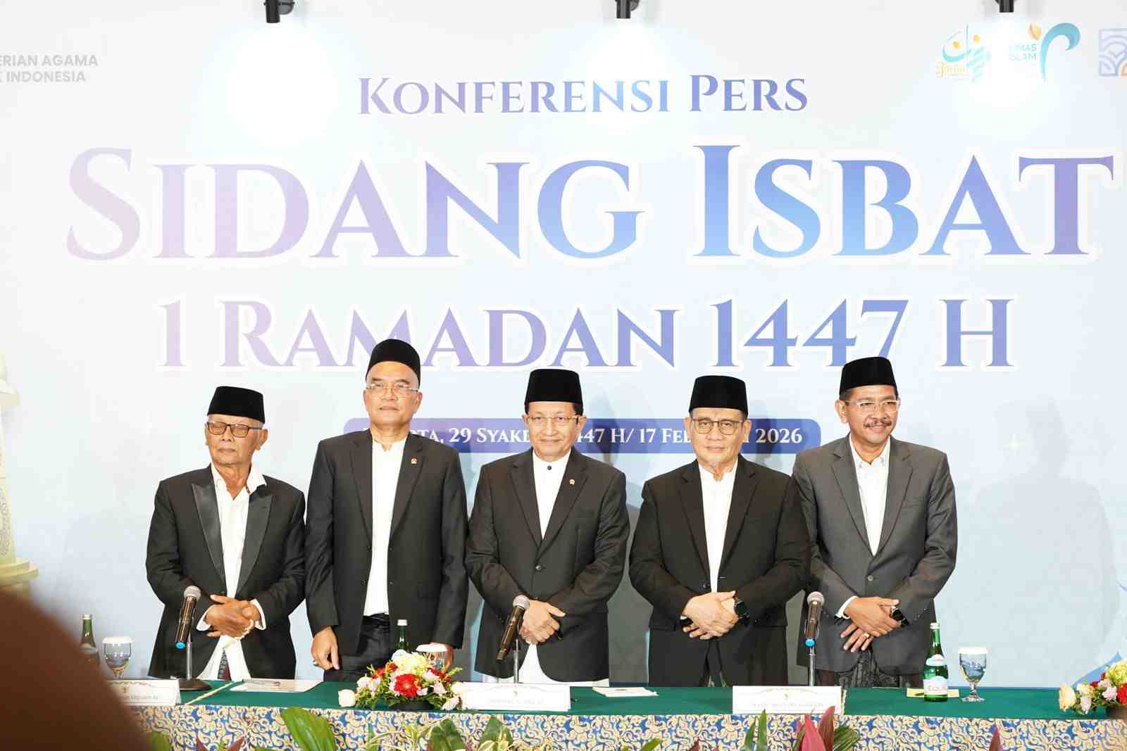 Pemerintah Tetapkan 1 Ramadan 1447 H Jatuh pada 19 Februari 2026