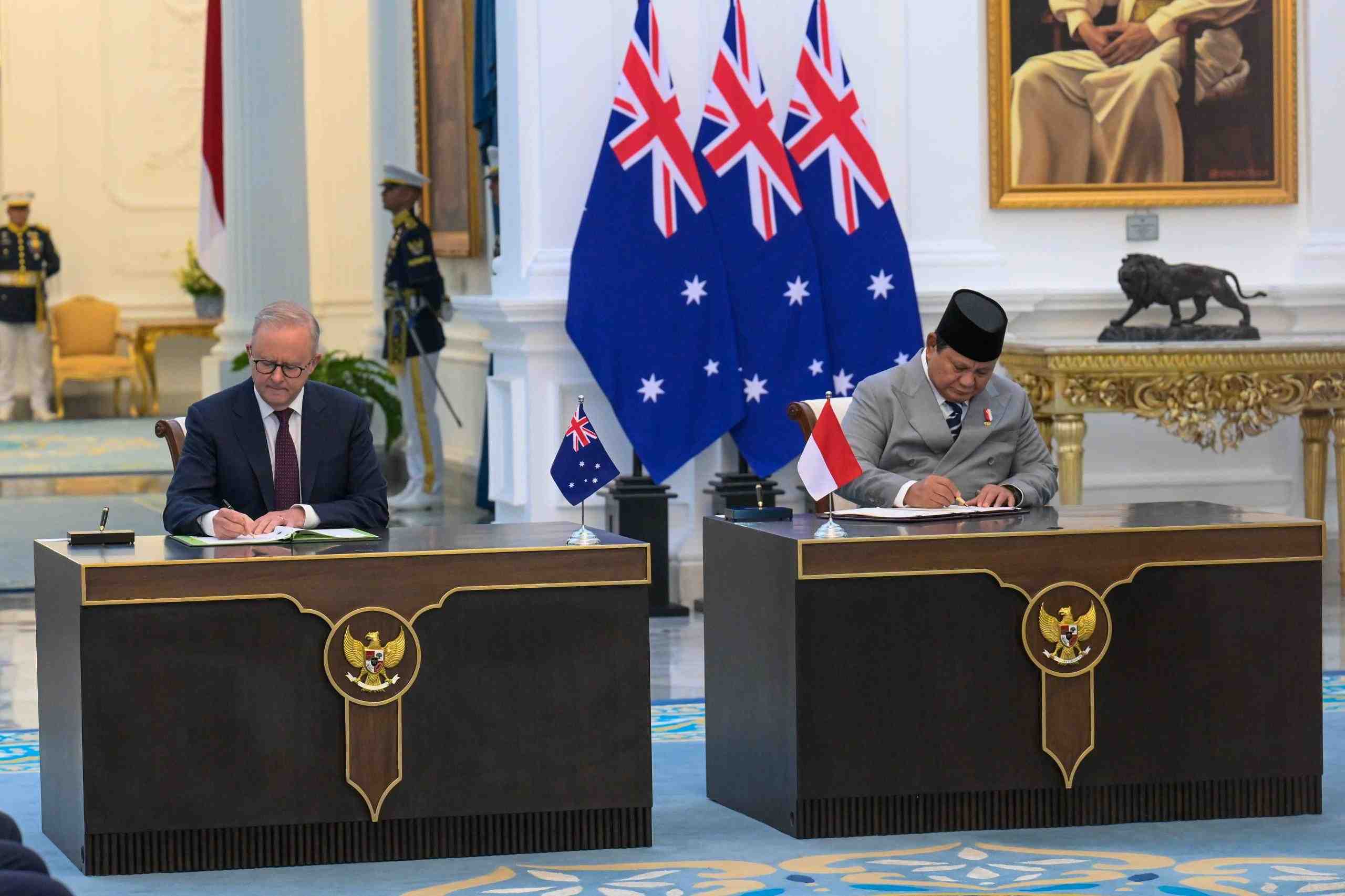RI-Australia Sepakat Perkuat Pertahanan lewat Traktat Strategis