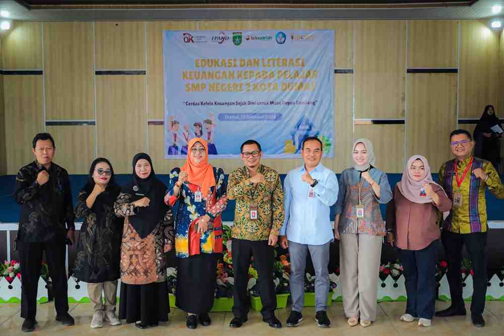 Cegah Judi Online dan Penipuan Digital, Pemko Dumai dan OJK Perkuat Literasi Keuangan Pelajar