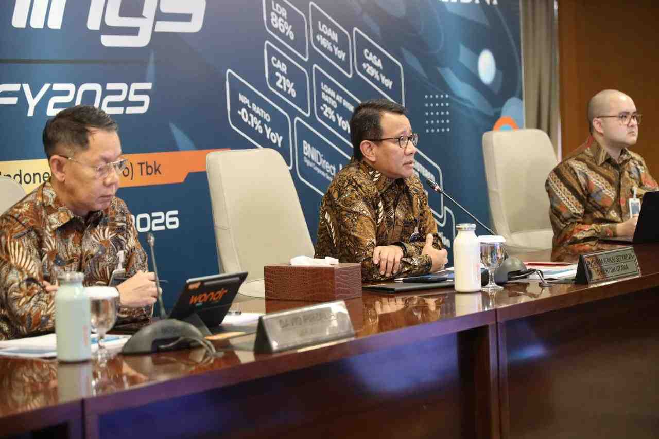 Sepanjang 2025 BNI Catatkan Pertumbuhan Kredit 15,9 Persen