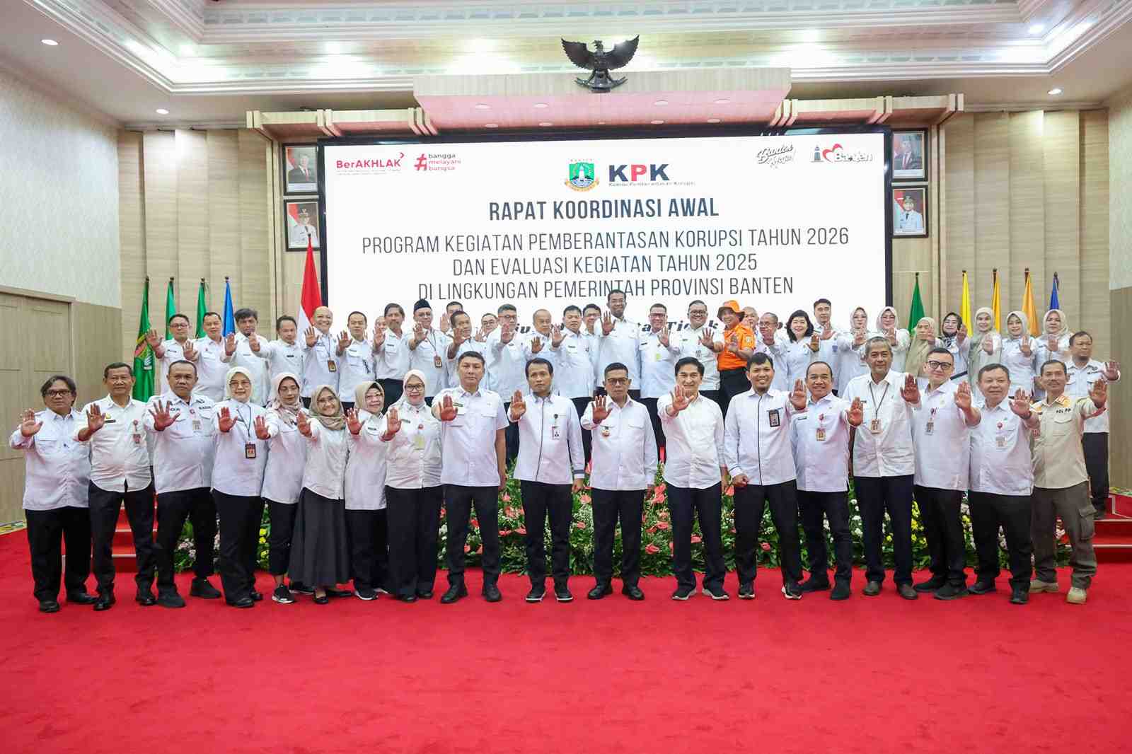 Gubernur Banten Paparkan Capaian Tata Kelola dalam Rakor KPK