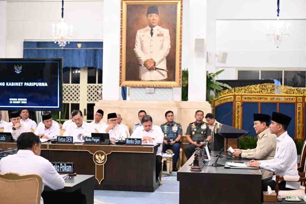 Presiden Prabowo Dorong Pemerintah Siapkan Skenario Hadapi Krisis Global