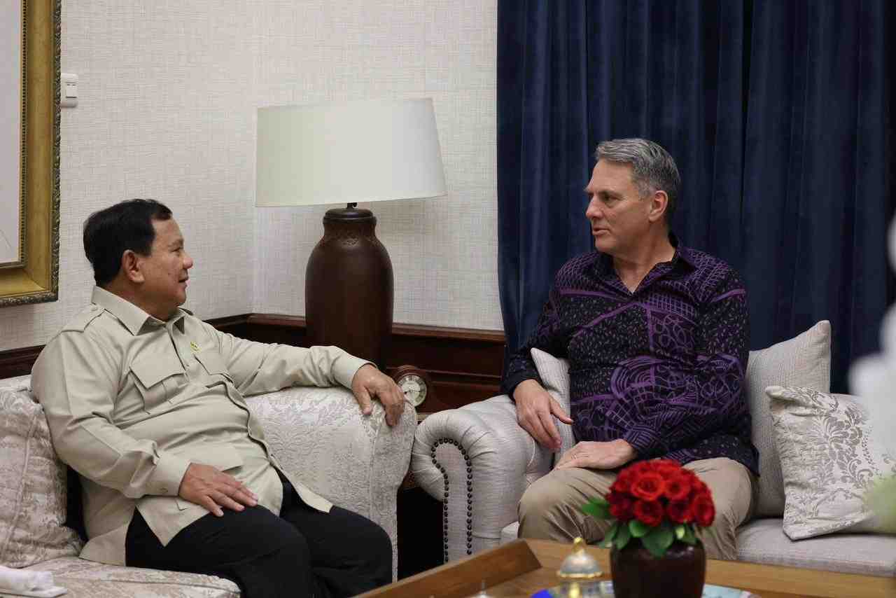 Pertemuan Hangat Prabowo dan Wakil PM Australia Perkuat Kemitraan Strategis