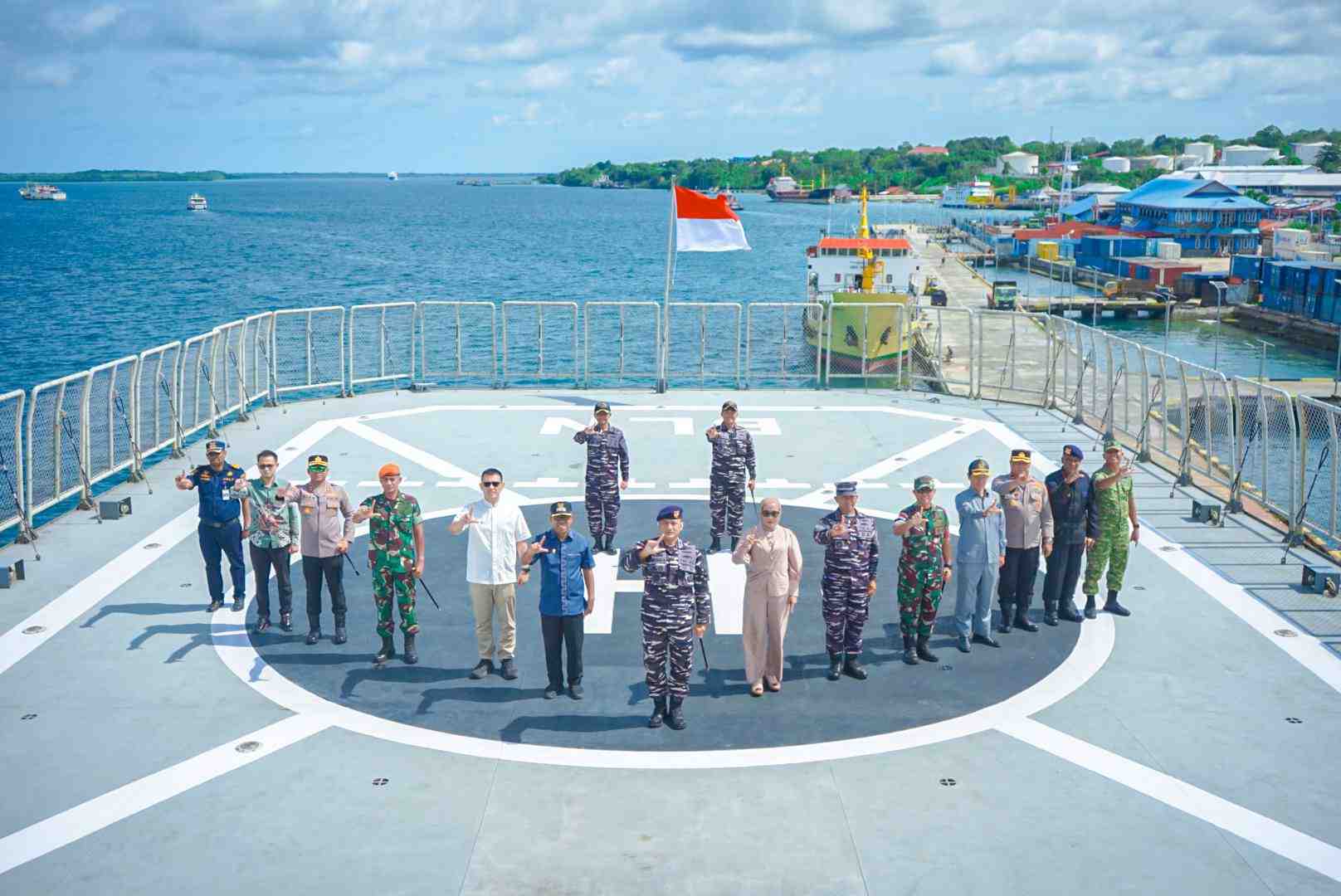 Dua KRI Sandar di Tual, Operasi Trisila 26 Resmi Digelar